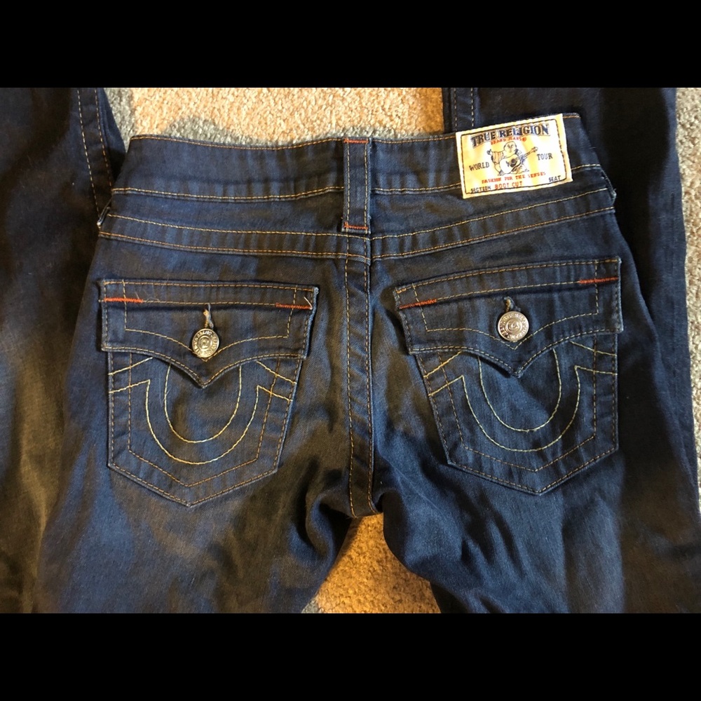 True Religion Low-Rise Flare Jeans